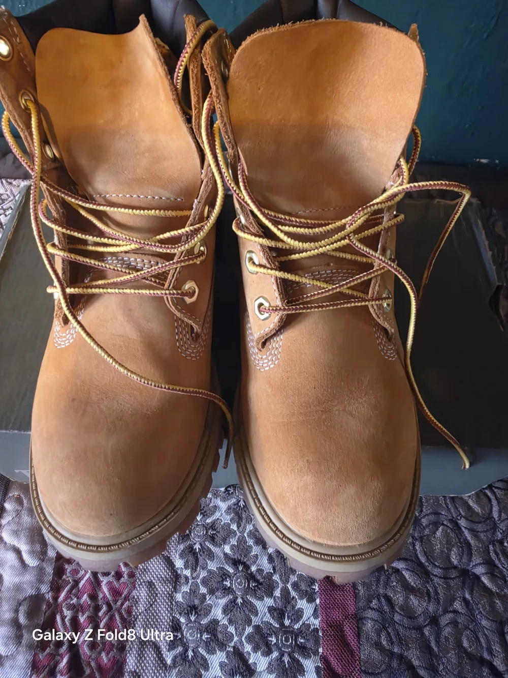 Timberland Wheat Brown Kids' Lace-Up Work Boots